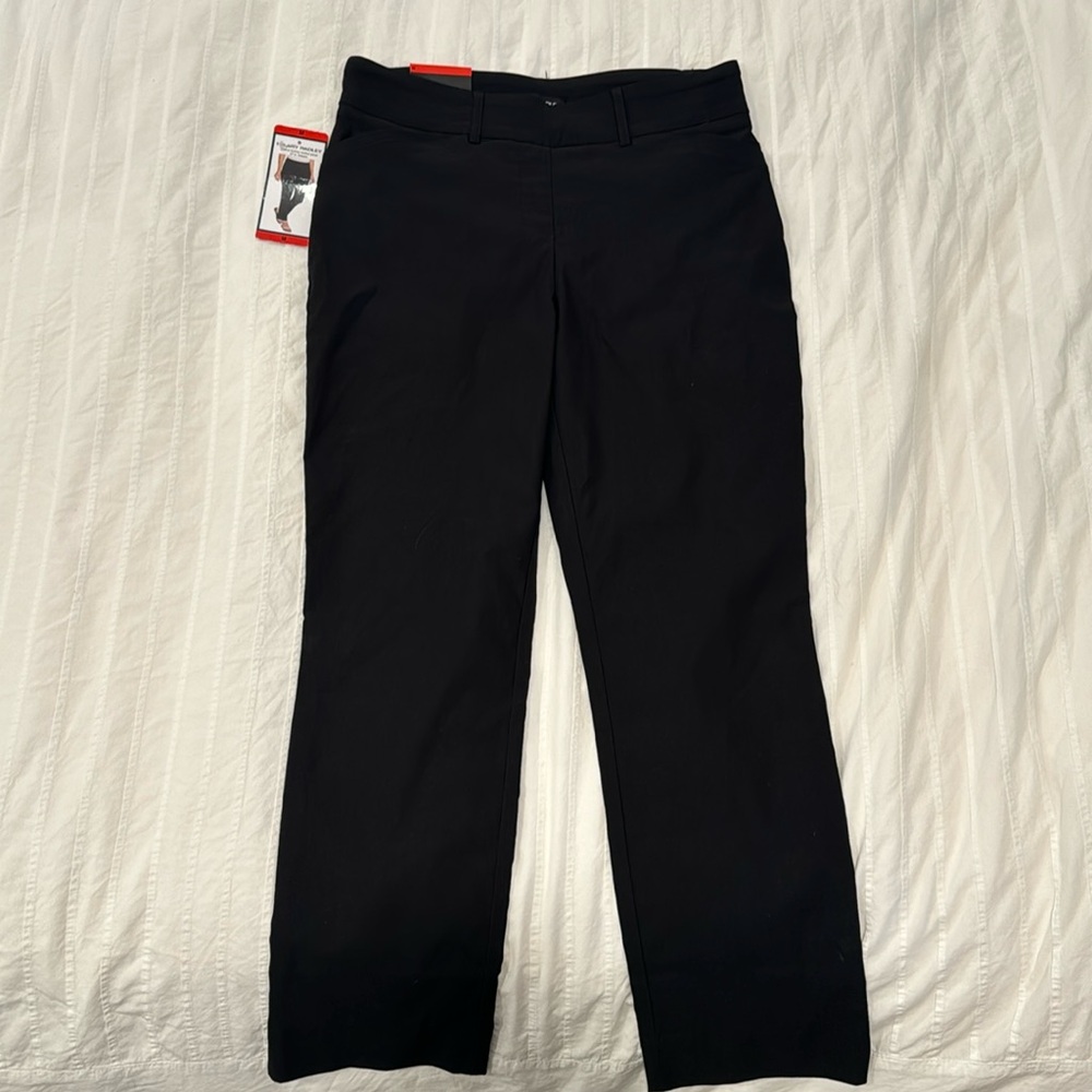 COPY - Black Hilary Radley pull-on pant, 3x, nwt!